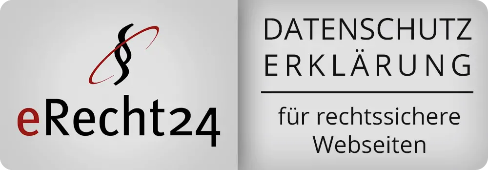 erecht24 Siegel Datenschutzerklärung